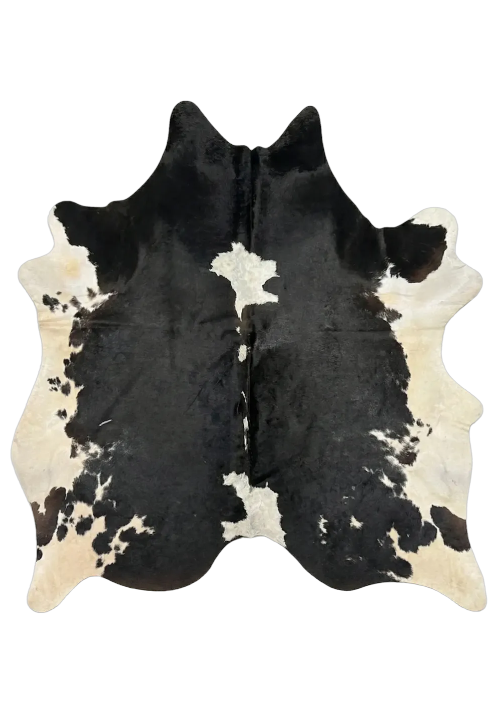 Heritage Tricolor Cowhide Rug 7'8" L X 7'6" W