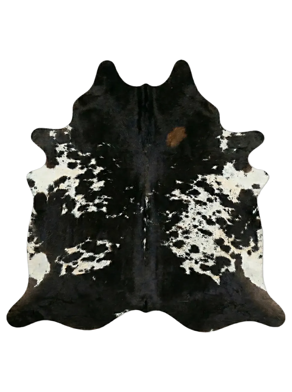 Lazlo Black Speckled Cowhide Rug 8'5" L X 7'4" W
