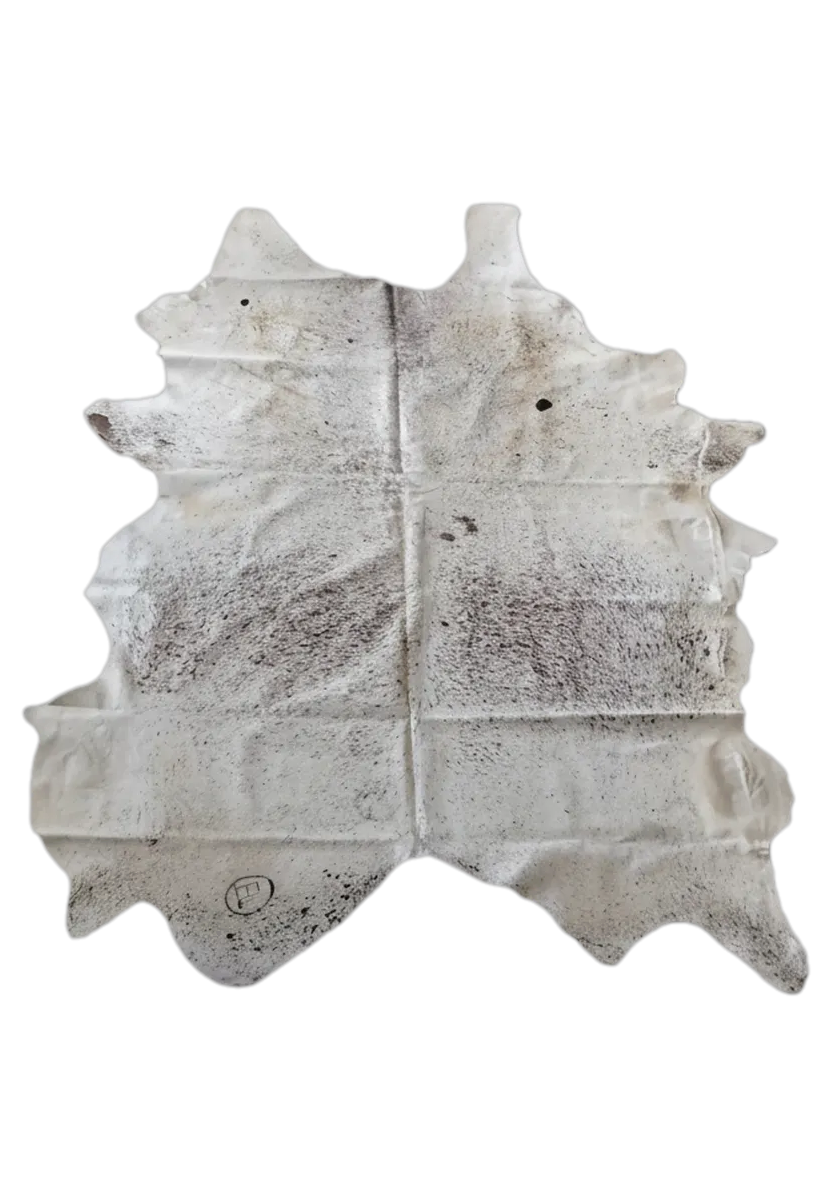 Frances Brown Speckled Cowhide Rug 7'10" L X 5'10" W