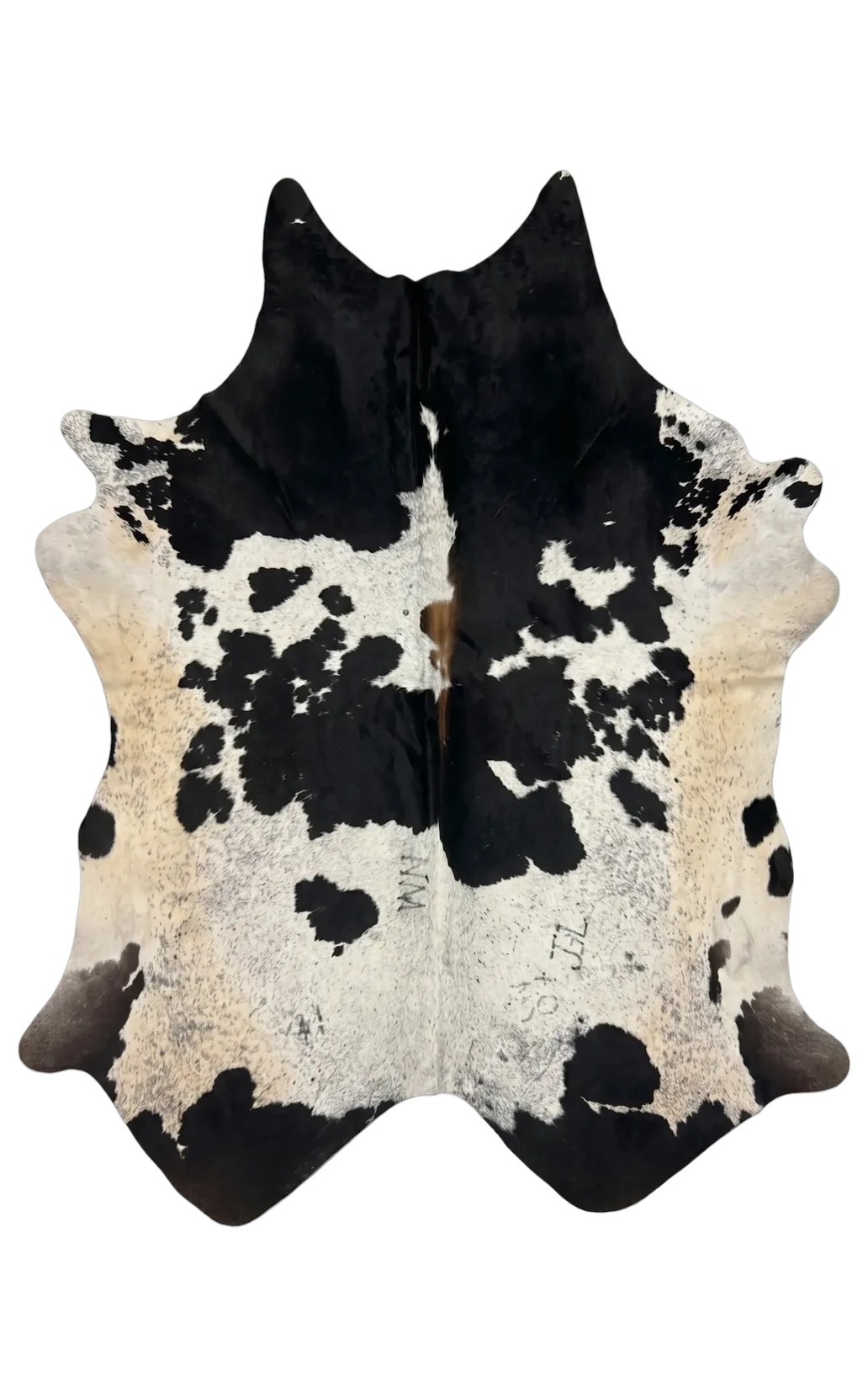 Heritage Tricolor Cowhide Rug 8'8" L X 7'7" W