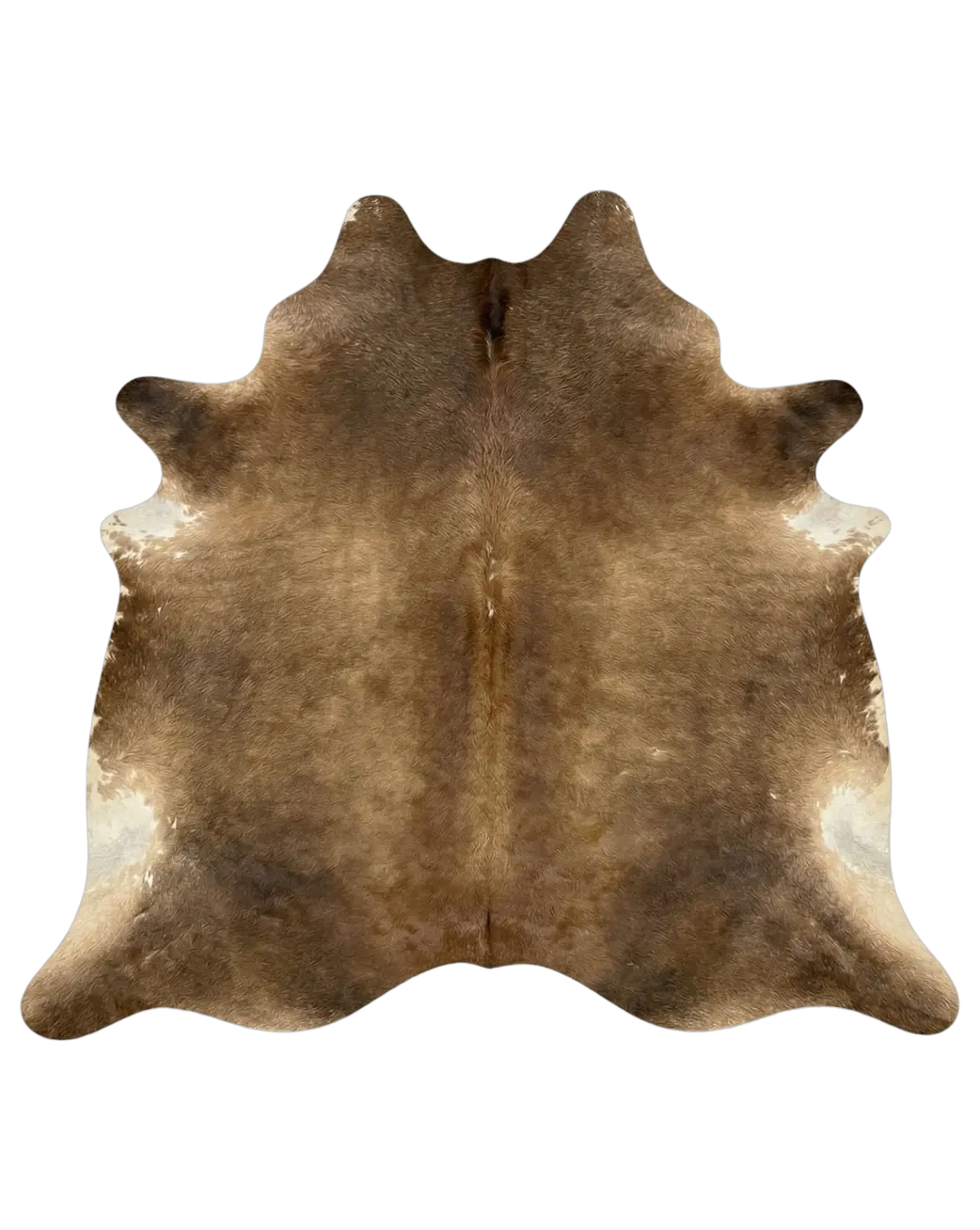 Heritage Tricolor Cowhide Rug 7'8" L X 7'1" W