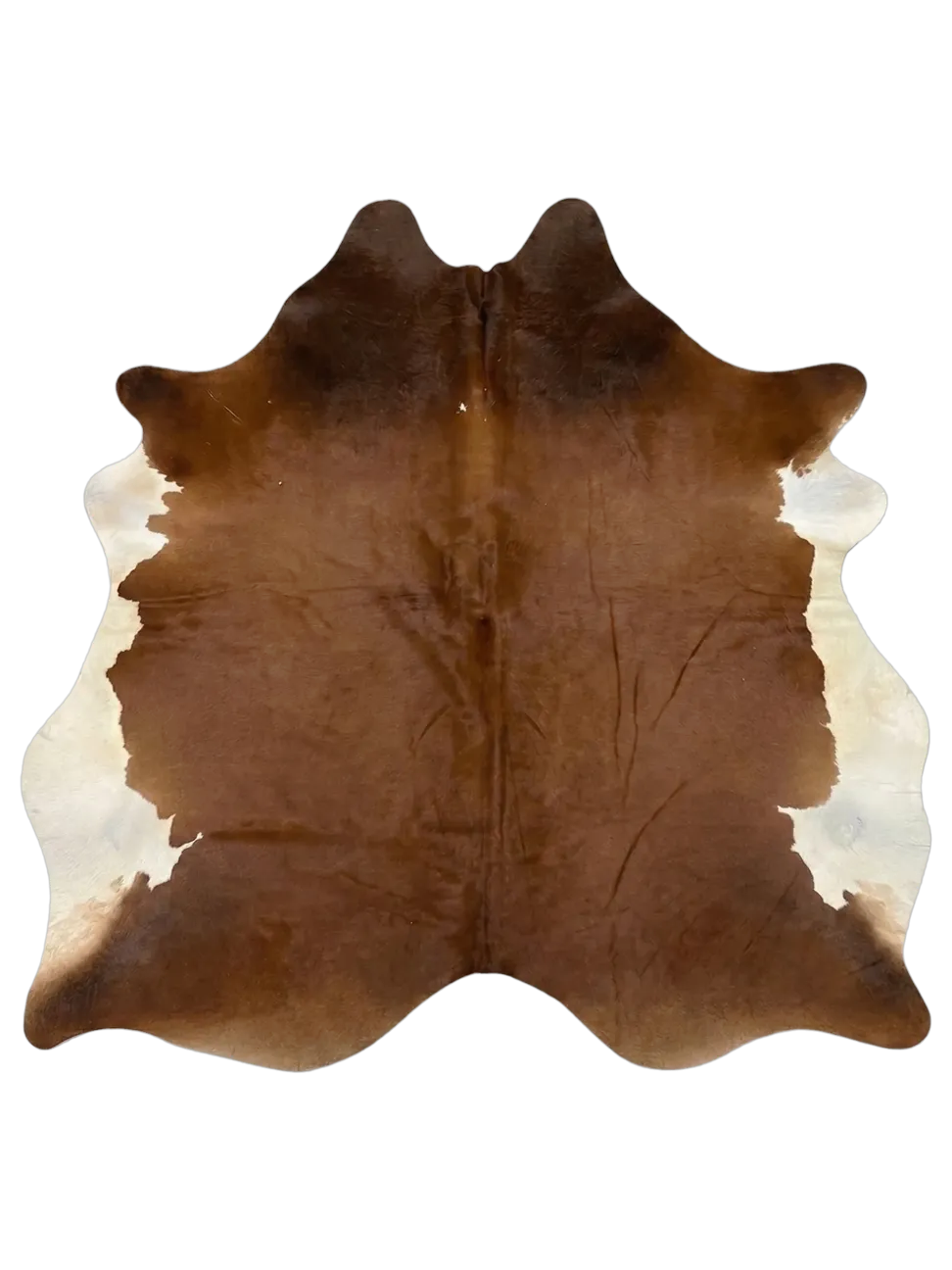 Heritage Tricolor Cowhide Rug 7'4" L X 6'9" W