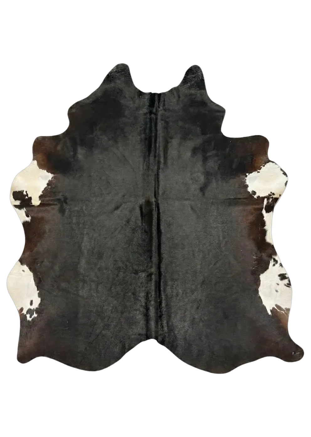 Heritage Tricolor Cowhide Rug 7'4" L X 5'11" W