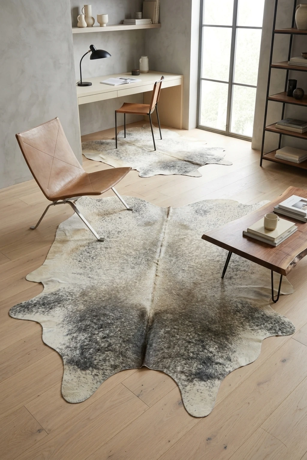  Brindle Cowhide Rug 6'10" L X 5'6" W
