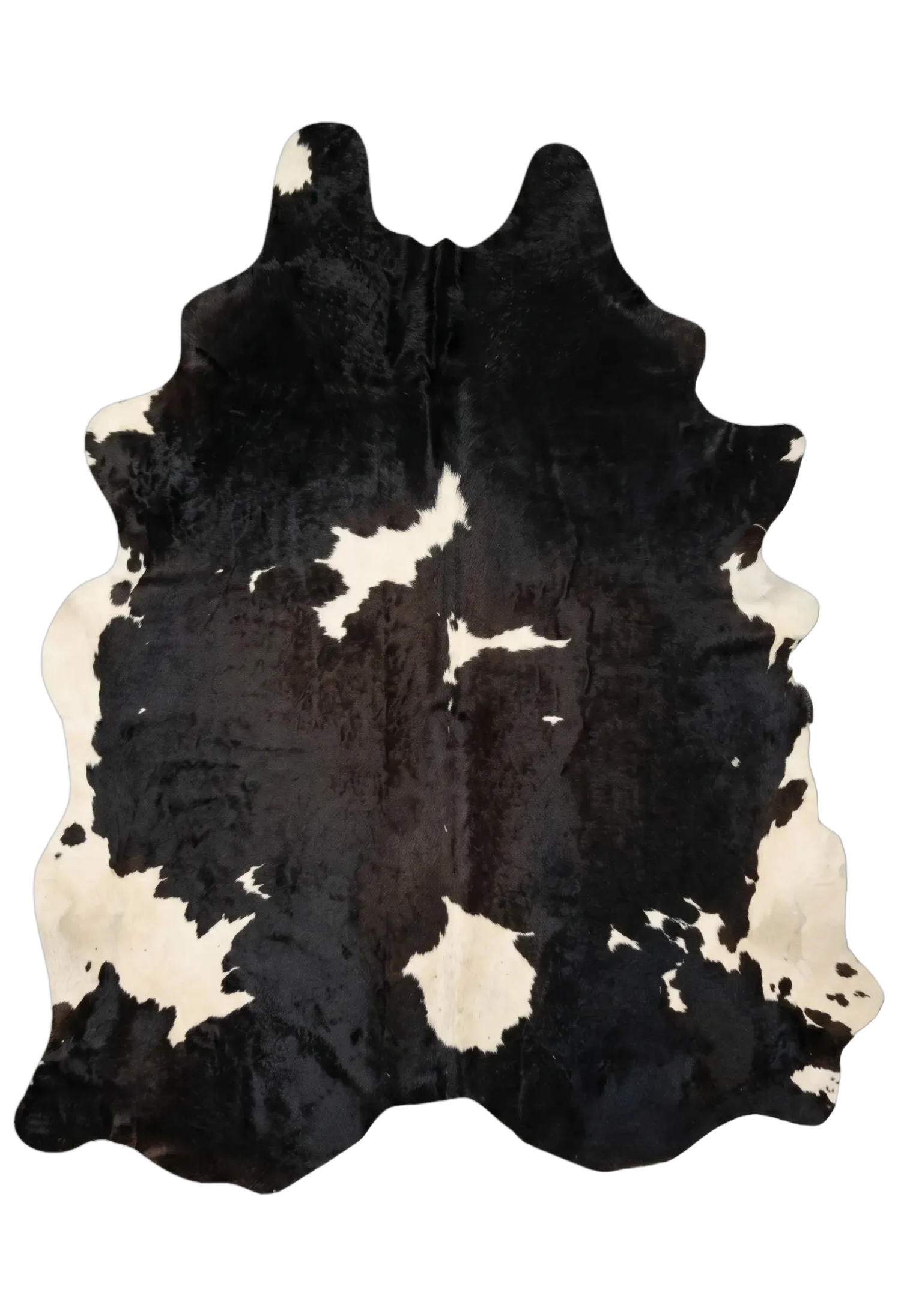 Audrey Black and White Cowhide Rug 8' L X 5'8" W