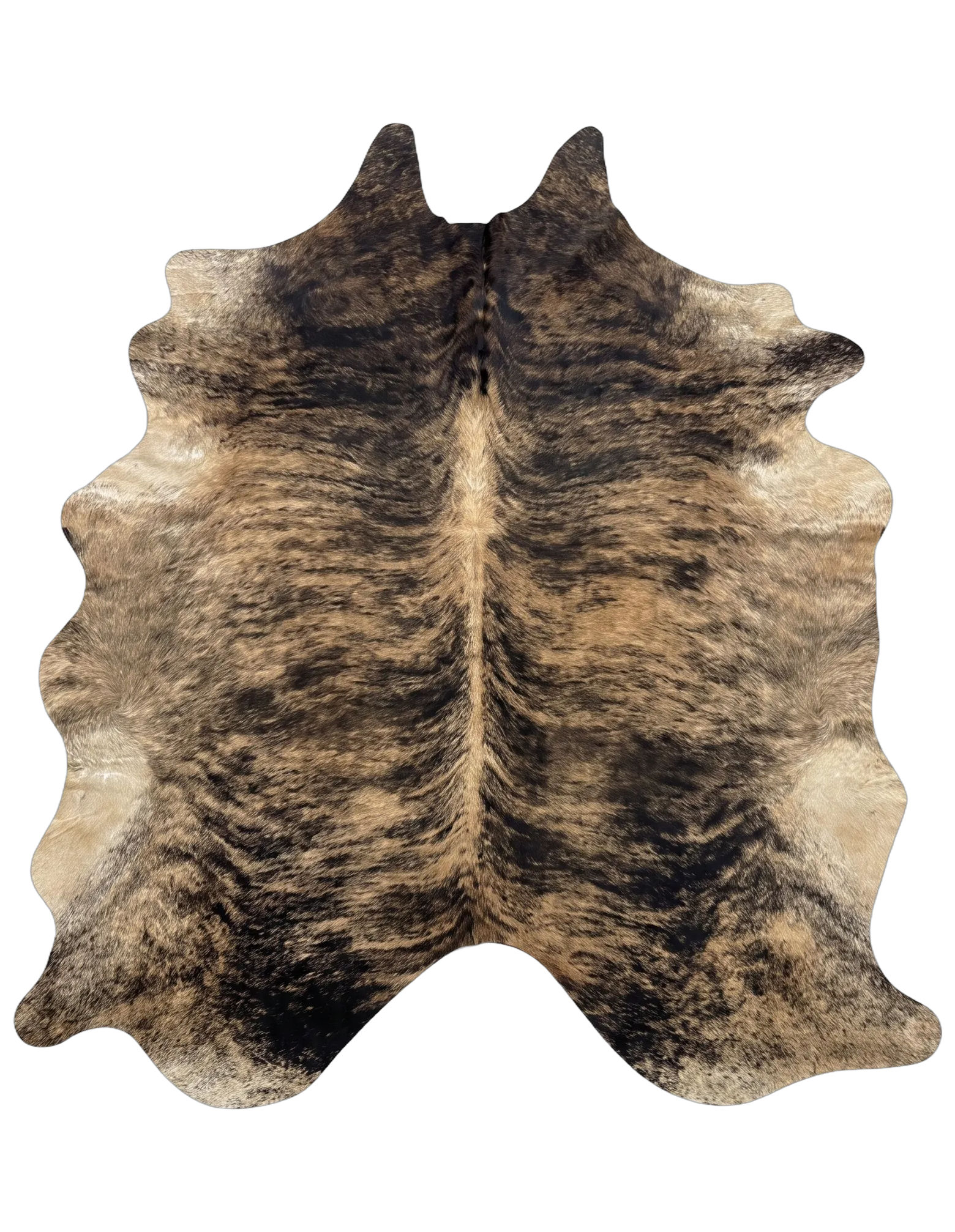  Brindle Cowhide Rug 7'8" L X 5'10" W