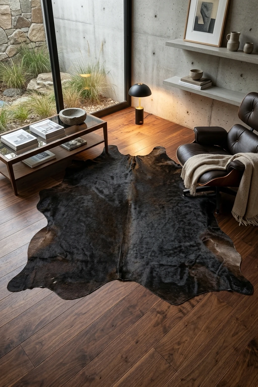 Lauren Browns Cowhide Rug 7'10" L X 6'3" W