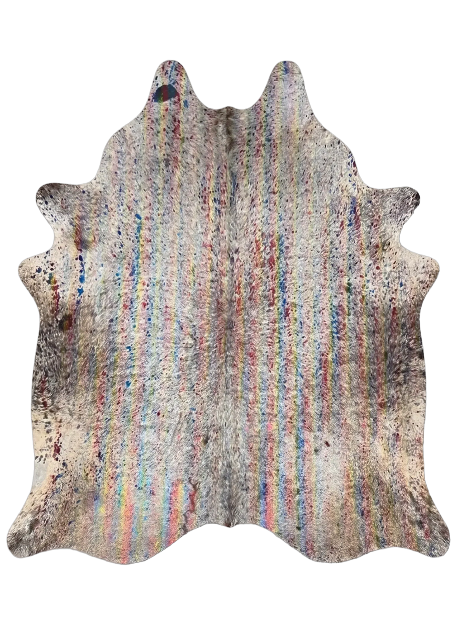 Luma Metallic Color Cowhide Rug 8'3" L X 7'6" W